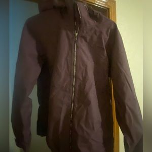 North face hooded rain jacket